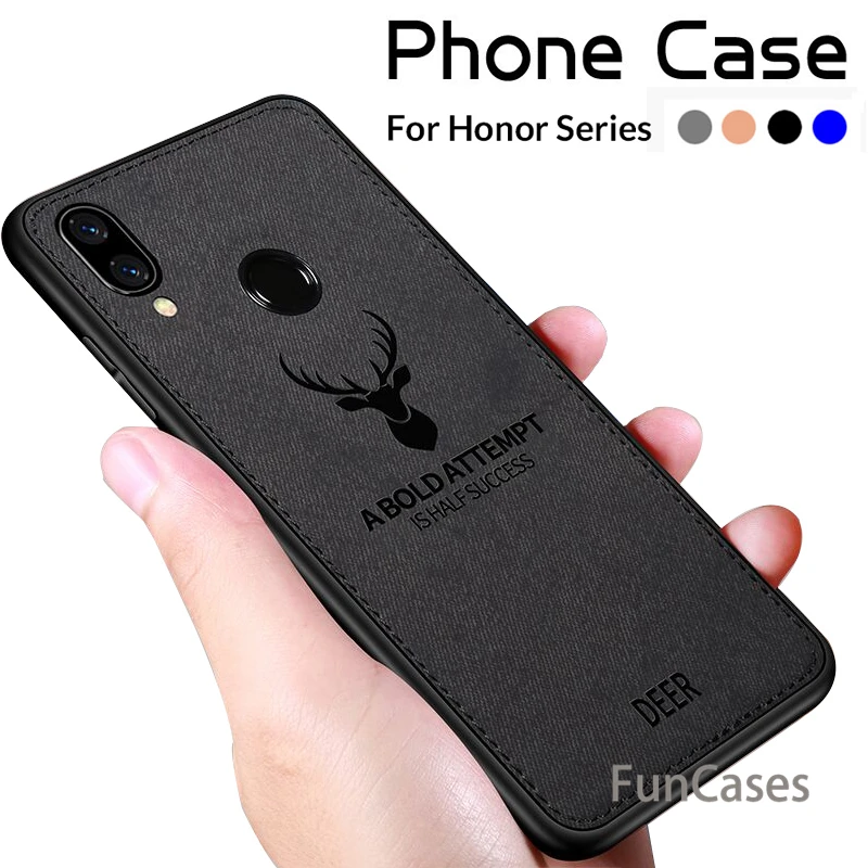 Оригинальный тканевый чехол с оленем для телефона Honor 8X Max huawei максимальный Funda