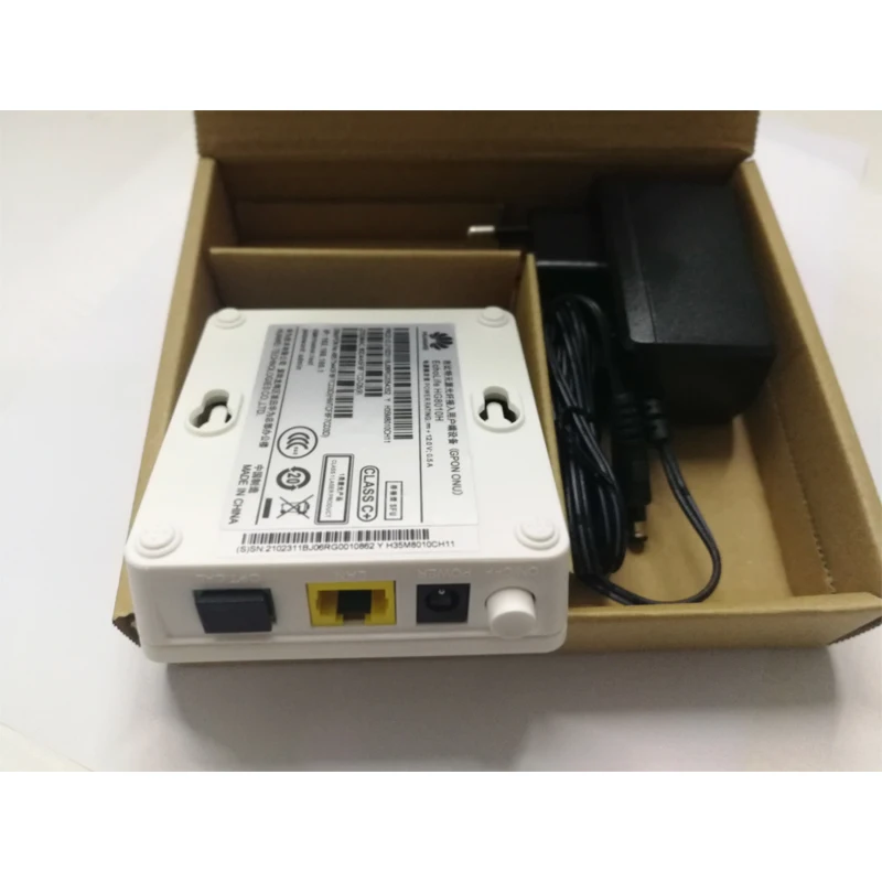 10PCS Original New HW HG8010H GPON ONU ONT With Single Port 1GE Apply to FTTH Modes, SC APC interface English version
10PCS Original New HW HG8010H GPON ONU ONT With Single Port 1GE Apply to FTTH Modes, SC APC interface English version