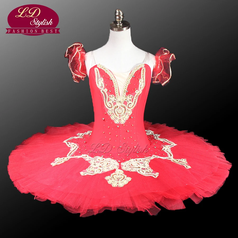 Women Red Professional Ballet Tutus Classical Ballet Stage Performance Dance Tutu Costumes Ballerina Pancake Tutu Skirt
Women Red Professional Ballet Tutus Classical Ballet Stage Performance Dance Tutu Costumes Ballerina Pancake Tutu Skirt