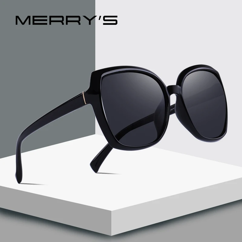 Женские солнцезащитные очки кошачий глаз MERRY'S DESIGN поляризационные для вождения