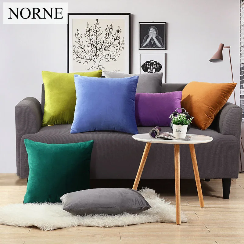 NORNE Fashion Modern Solid Luxurious Yellow Blue Green Red PillowCase Super Soft Velvet Pillow Case without pillow interior
NORNE Fashion Modern Solid Luxurious Yellow Blue Green Red PillowCase Super Soft Velvet Pillow Case without pillow interior