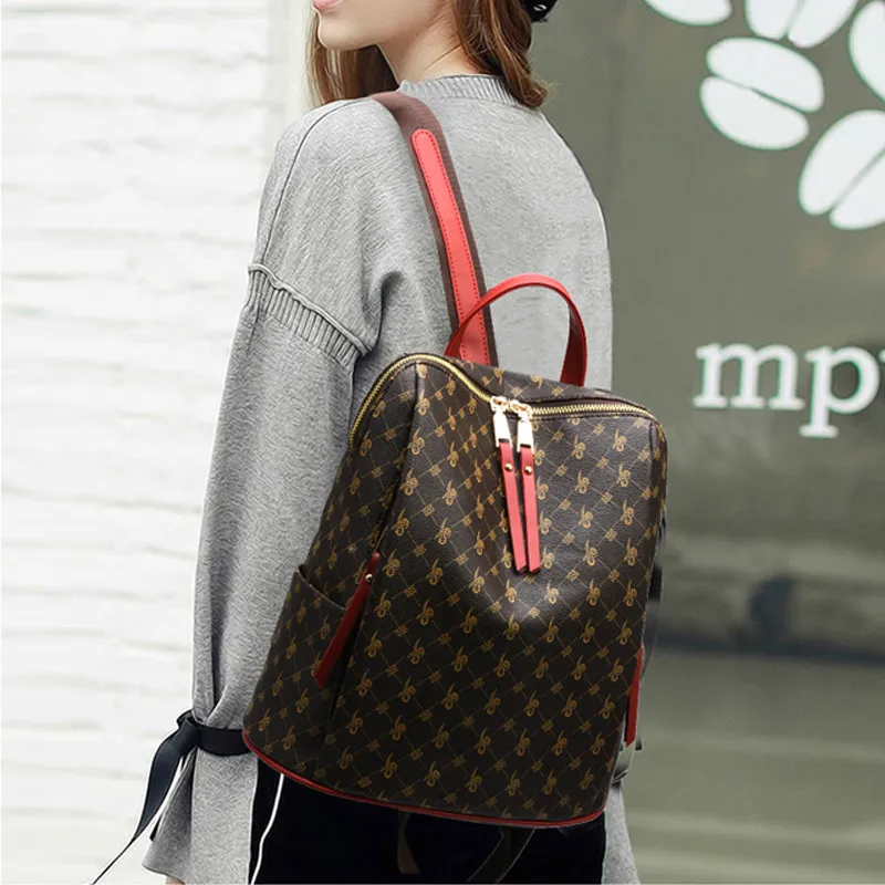 Printed Women Backpack High Quality Youth Leather Backpacks for Teenage Girls Female School Shoulder Bag Bagpack Women mochila
Printed Women Backpack High Quality Youth Leather Backpacks for Teenage Girls Female School Shoulder Bag Bagpack Women mochila