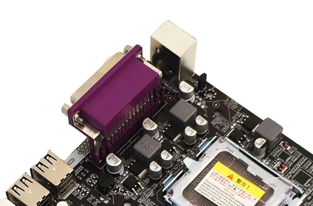 JIAHUAYU P45B 771 материнская плата для Intel LGA DDR3 1066/1333 MHz PCI-E X16 SATA2.0 USB2.0 LPT M-ATX | Компьютеры и