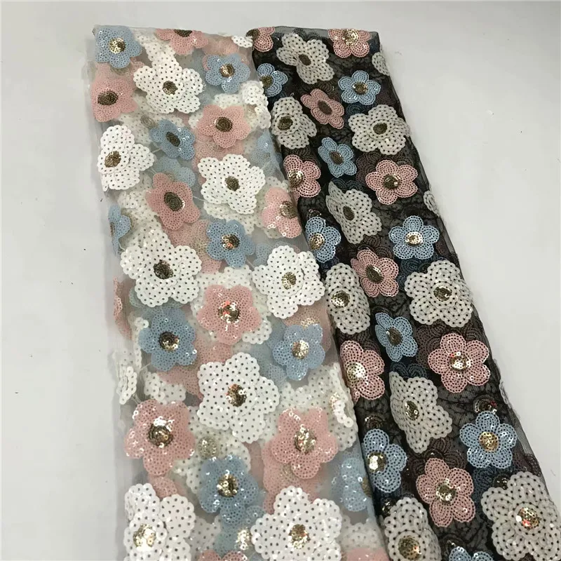 African 3D Sequins Lace Fabric 2019 High Quality Lace French Sequence Tulle Lace Nigerian Lace Fabrics For Wedding
African 3D Sequins Lace Fabric 2019 High Quality Lace French Sequence Tulle Lace Nigerian Lace Fabrics For Wedding