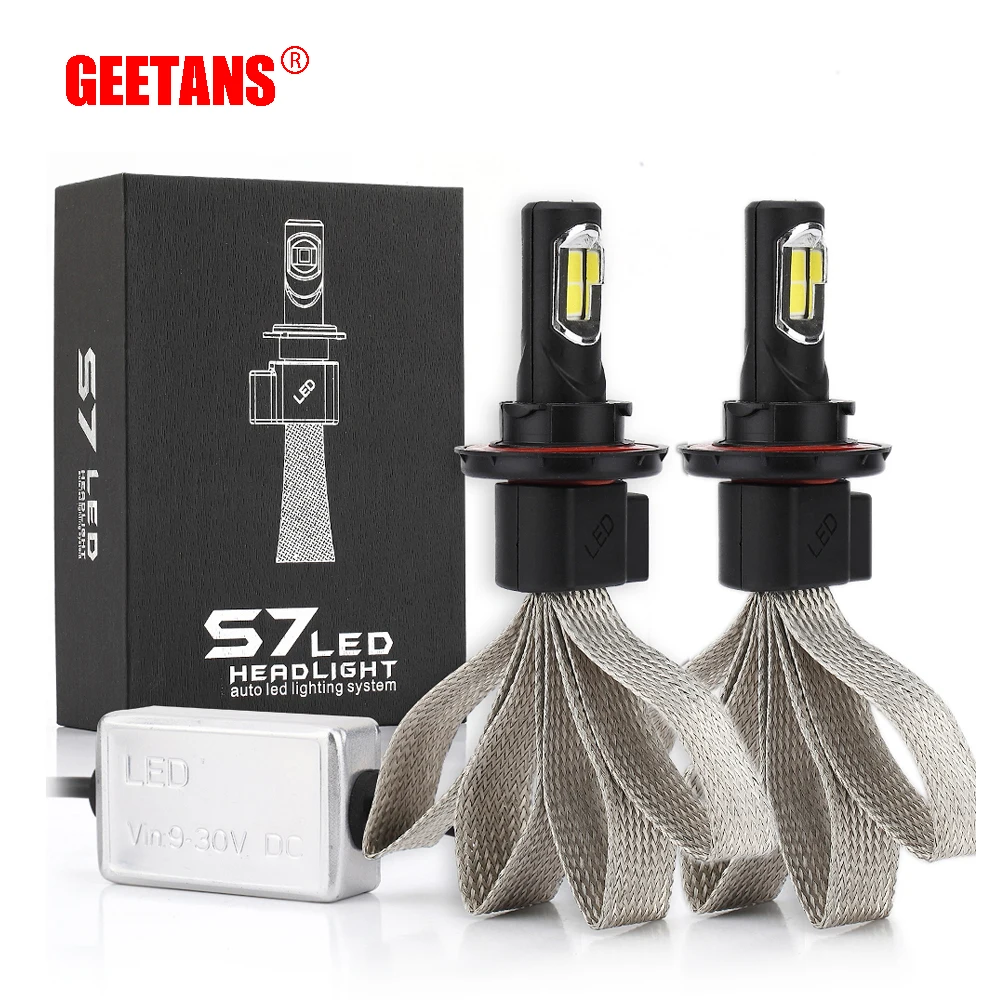 GEETANS H7 LED 9005 9006 H8 H9 H11 H1 880 H4 Car Headlight Lamp Bulb Car External Lights Led Head Light 2PCS 60W 12V DJ
GEETANS H7 LED 9005 9006 H8 H9 H11 H1 880 H4 Car Headlight Lamp Bulb Car External Lights Led Head Light 2PCS 60W 12V DJ