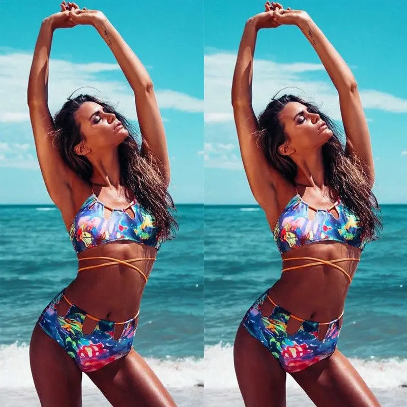 Summer Beach Sexy Women Swim Bikini Set Triangle Bandage Push-Up Padded Swimwear Swimsuit Bathing Two-Piece Suit Beachwear
Summer Beach Sexy Women Swim Bikini Set Triangle Bandage Push-Up Padded Swimwear Swimsuit Bathing Two-Piece Suit Beachwear