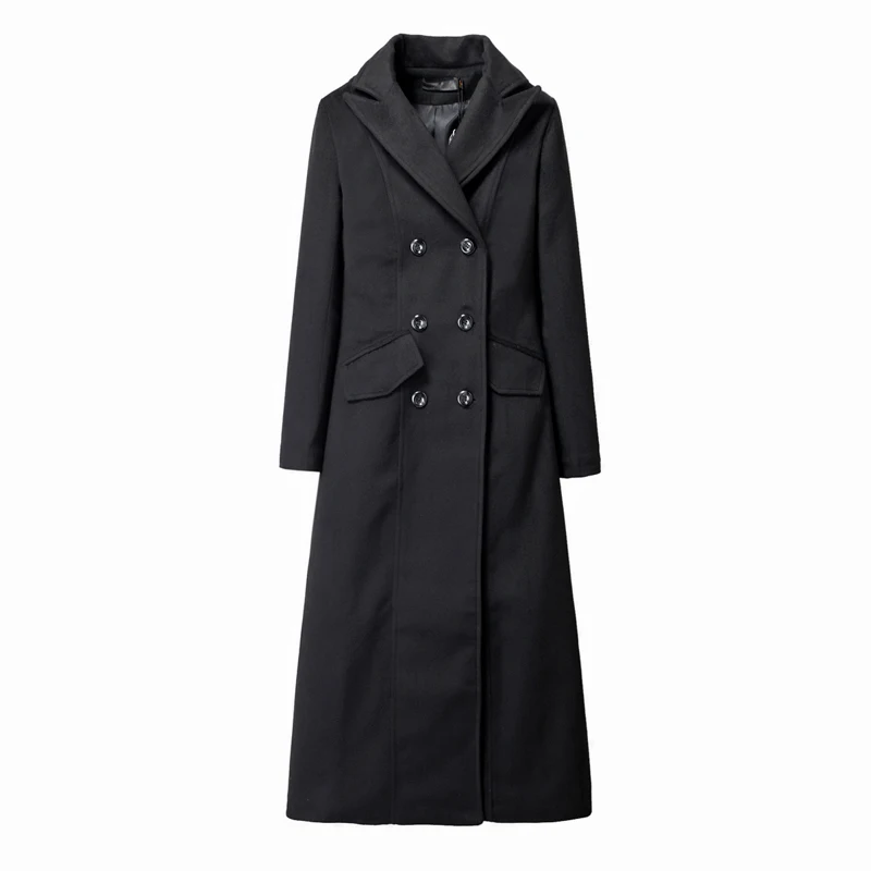 New Fashion Female Overcoat Women Faux Cashmere Long Coat Double Breasted Jacket Wool Trench Windbreaker Autumn Winter Clothes
New Fashion Female Overcoat Women Faux Cashmere Long Coat Double Breasted Jacket Wool Trench Windbreaker Autumn Winter Clothes