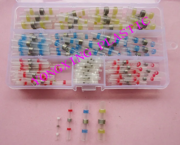 160pcs Heat Shrink Connector butt solder sleeve wire splices AWG 26-24 22-18 16-14 12-10 Heat Shrink Connector butt solder
160pcs Heat Shrink Connector butt solder sleeve wire splices AWG 26-24 22-18 16-14 12-10 Heat Shrink Connector butt solder