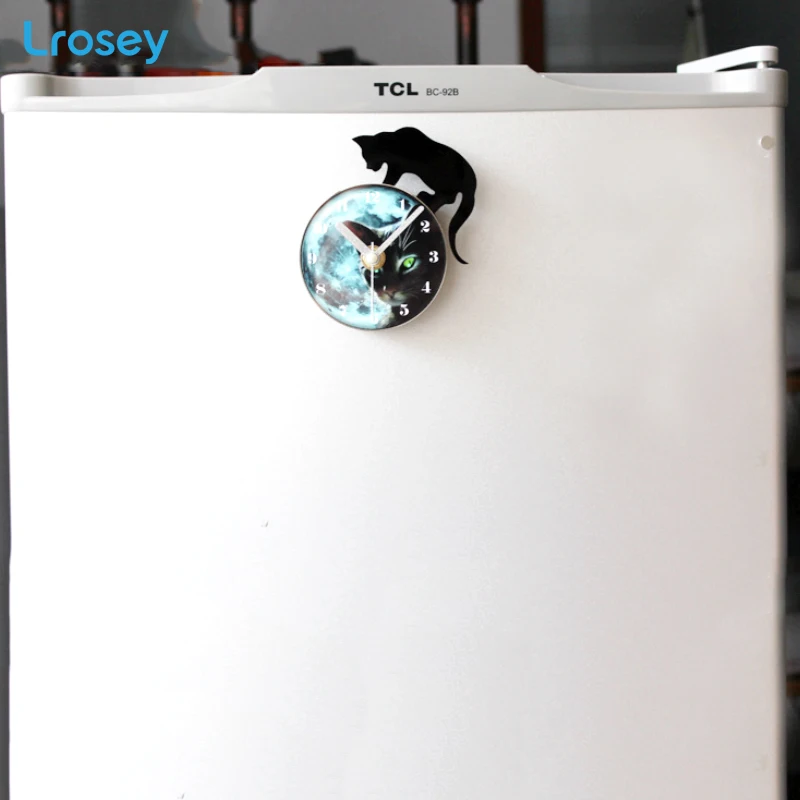 Nordic Modern 3D small cute cat refrigerator clock home message stickers kitchen accessories magnetic fridge magnet wall clock
Nordic Modern 3D small cute cat refrigerator clock home message stickers kitchen accessories magnetic fridge magnet wall clock