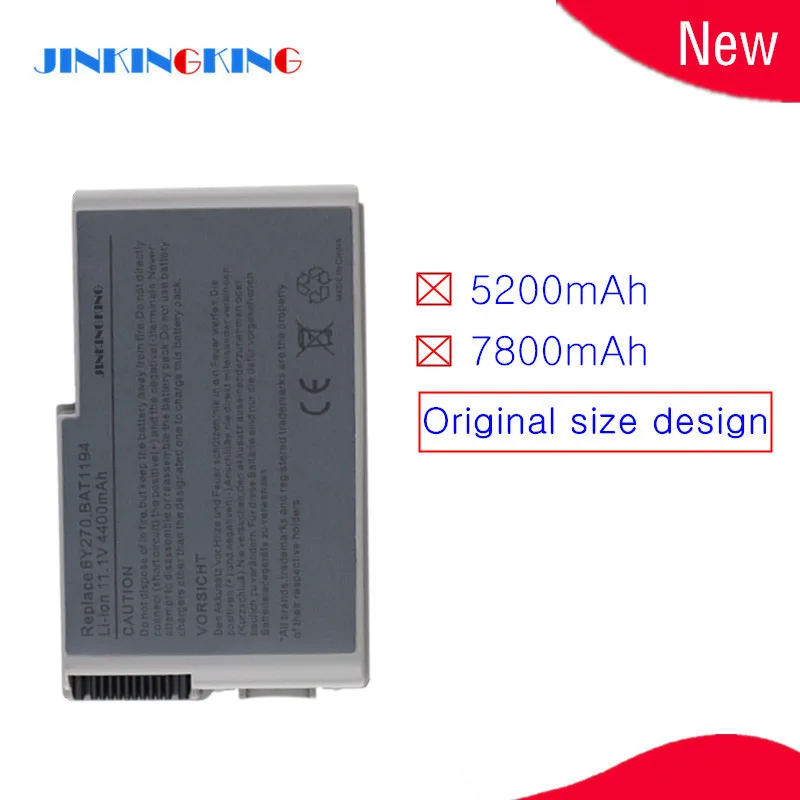 New laptop battery W1605 YD165 4P894 6Y270 9X821 BAT1194 C1295 G2053A01 J2178 U1544 For Dell Latitude D530 D600 D610
New laptop battery W1605 YD165 4P894 6Y270 9X821 BAT1194 C1295 G2053A01 J2178 U1544 For Dell Latitude D530 D600 D610