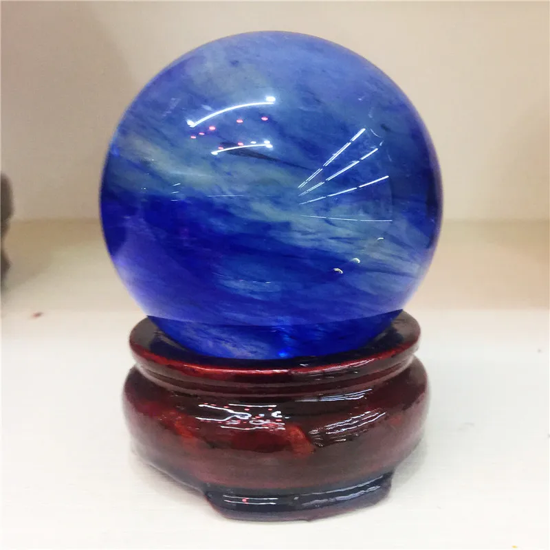 Natural blue melting ball feng shui town home furnishing articles furnishing articles prosperous wealth of wealth
Natural blue melting ball feng shui town home furnishing articles furnishing articles prosperous wealth of wealth
