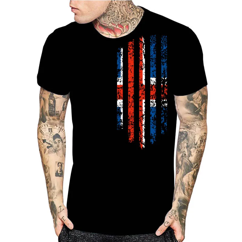 Iceland Men's graphics Vintage Flag Print Mens Black Design T-Shirts Funny Cotton Male Tops Happy New Year T Shirts S-3XL
Iceland Men's graphics Vintage Flag Print Mens Black Design T-Shirts Funny Cotton Male Tops Happy New Year T Shirts S-3XL