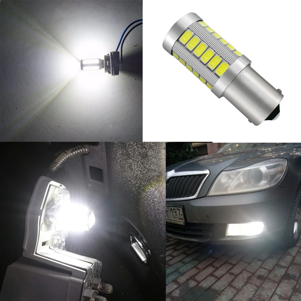 2PCS 1156-33SMD P21/5W LED Car Tail Bulb Brake Lights Auto Reverse Lamp Daytime Running Signal Light LED Auto Brake Lamp 6000K
2PCS 1156-33SMD P21/5W LED Car Tail Bulb Brake Lights Auto Reverse Lamp Daytime Running Signal Light LED Auto Brake Lamp 6000K