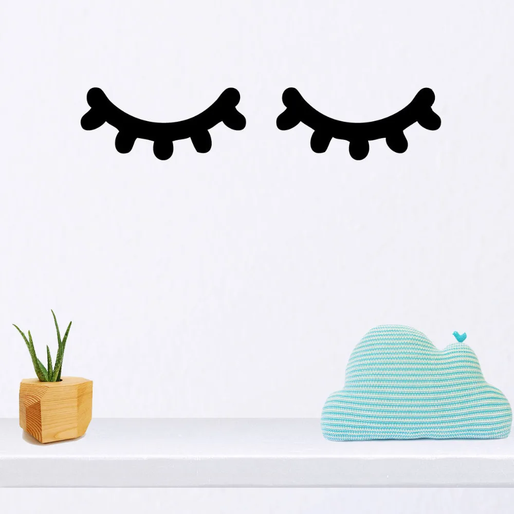 Sleepy Eyes Decal Eyelashes Nursery Vinyl Wall Art Sticker for Baby Room Bedroom Decor
Sleepy Eyes Decal Eyelashes Nursery Vinyl Wall Art Sticker for Baby Room Bedroom Decor