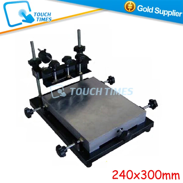 PUHUI 240mm*300mm size SMT manual silk printing platform stencil printer machine
PUHUI 240mm*300mm size SMT manual silk printing platform stencil printer machine