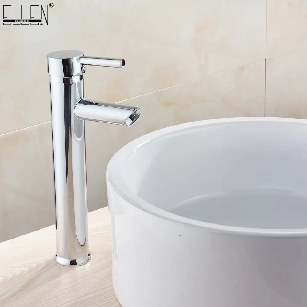 Bathroom Basin Sink Tall Faucet Hot and Cold Water Mixer Tap Crane Copper Chrome Finished Sink Faucets 7205
Bathroom Basin Sink Tall Faucet Hot and Cold Water Mixer Tap Crane Copper Chrome Finished Sink Faucets 7205