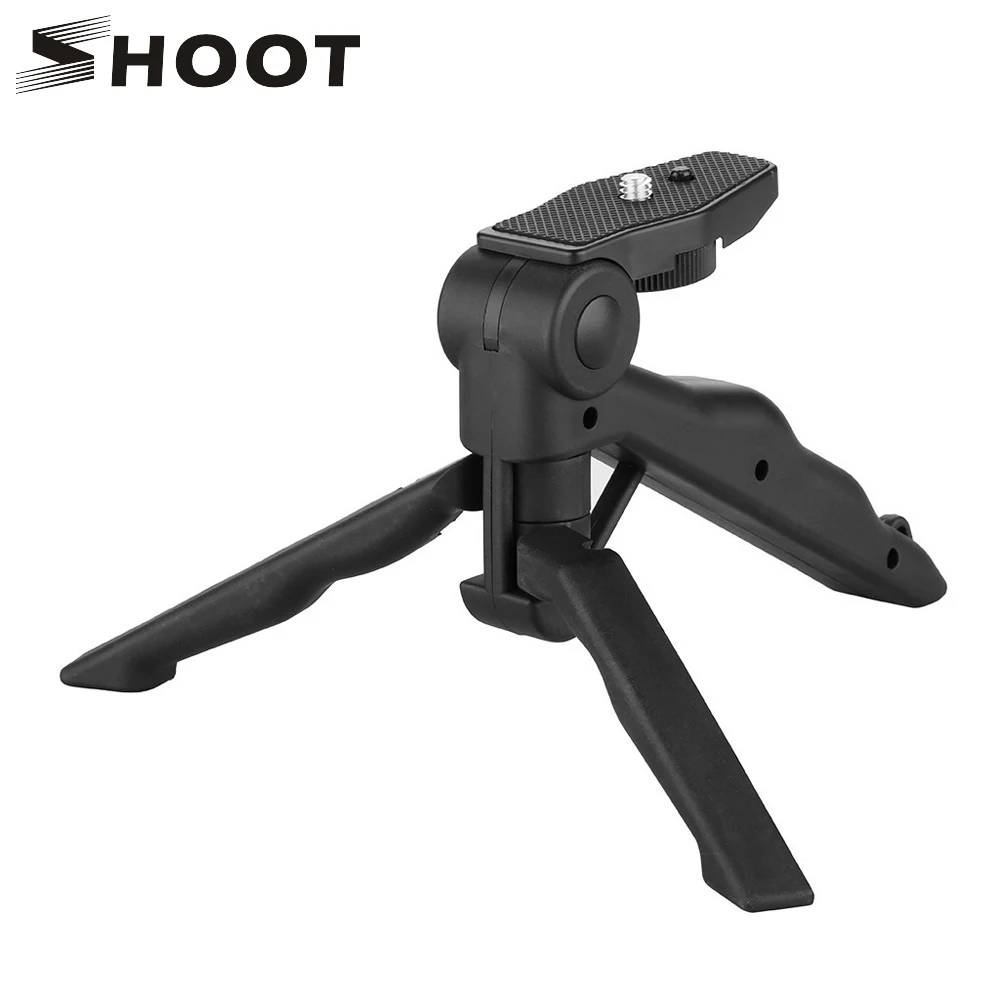 Мини Настольный Штатив для съемки с крепежным винтом 1/4 "для GoPro Hero 9 8 7 черный Sjcam