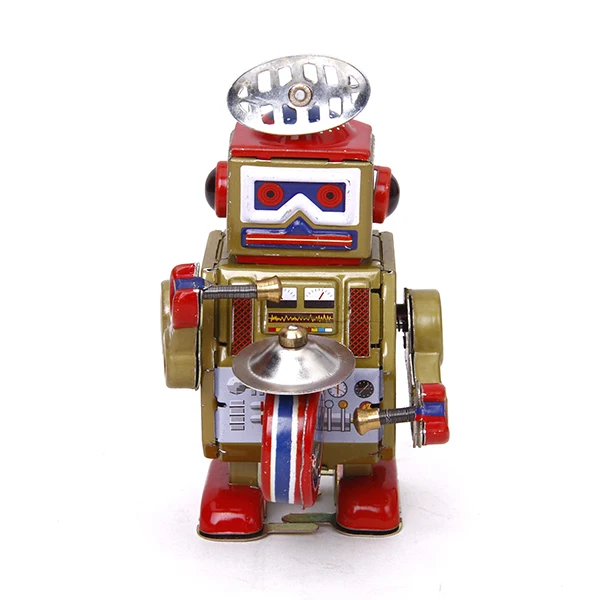 Drummer Robot Wind Up Mini Toy Collectible Gift Classic Toys High Imitation Drummer MIni Robot Decoration for Adult Kid Children
Drummer Robot Wind Up Mini Toy Collectible Gift Classic Toys High Imitation Drummer MIni Robot Decoration for Adult Kid Children