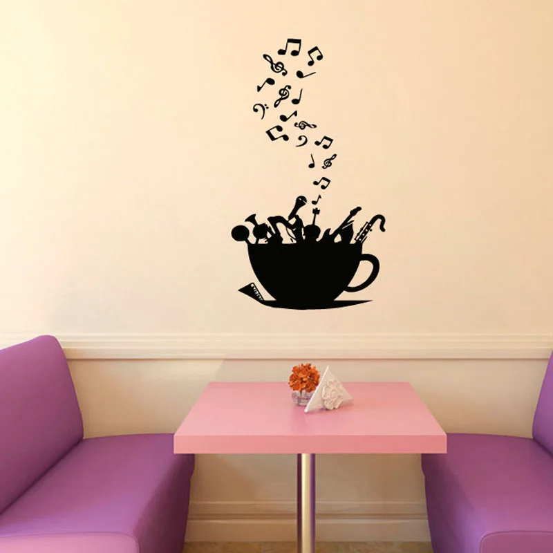 Musical Notes Music Instruments Wall Decals Coffee Cup Kitchen Cafe Vinyl Decal Sticker Home Art Mural Interior Design Kids Room
Musical Notes Music Instruments Wall Decals Coffee Cup Kitchen Cafe Vinyl Decal Sticker Home Art Mural Interior Design Kids Room