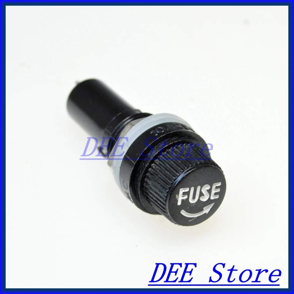 6x30 mini fuse block Fuse Holder Chassis Panel Mount fuseholder fuse holders for 6*30mm cylindrical Glass Tube/Ceramics fuse
6x30 mini fuse block Fuse Holder Chassis Panel Mount fuseholder fuse holders for 6*30mm cylindrical Glass Tube/Ceramics fuse