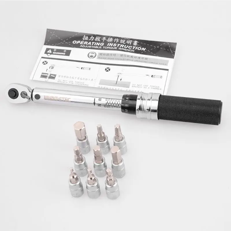 1/4inch 1-25NM Click Adjustable Torque Wrench Bicycle Repair tools kit set tool bike repair spanner hand tool set
1/4inch 1-25NM Click Adjustable Torque Wrench Bicycle Repair tools kit set tool bike repair spanner hand tool set