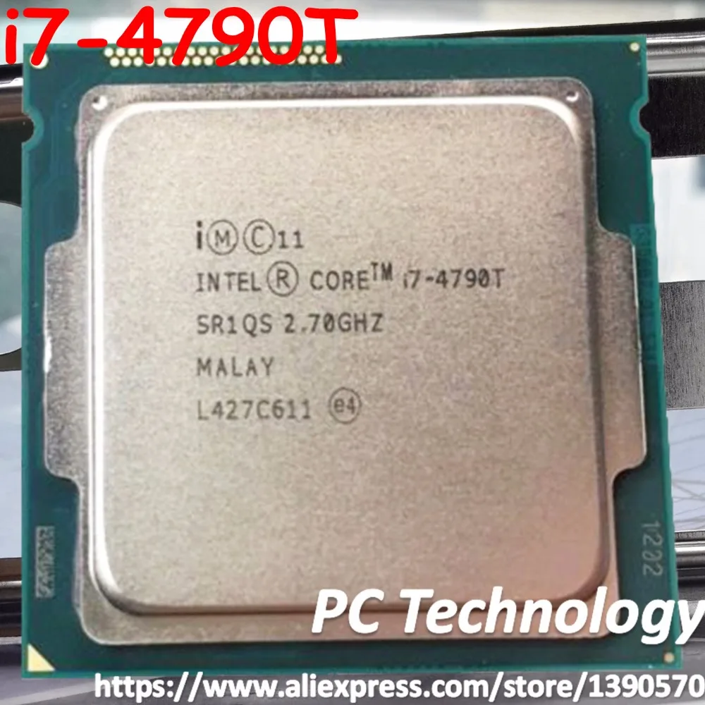 Original Intel core i7 4790T SR1QS processor 2.70GHZ 8MB 45W Quad-Core i7-4790T CPU LGA1150 22nm free shipping
Original Intel core i7 4790T SR1QS processor 2.70GHZ 8MB 45W Quad-Core i7-4790T CPU LGA1150 22nm free shipping