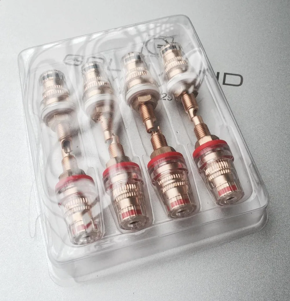 Amplifier chassis accessories ys049 All copper gilded Large speaker post / Terminal Mounting hole diameter 10 mm
Amplifier chassis accessories ys049 All copper gilded Large speaker post / Terminal Mounting hole diameter 10 mm