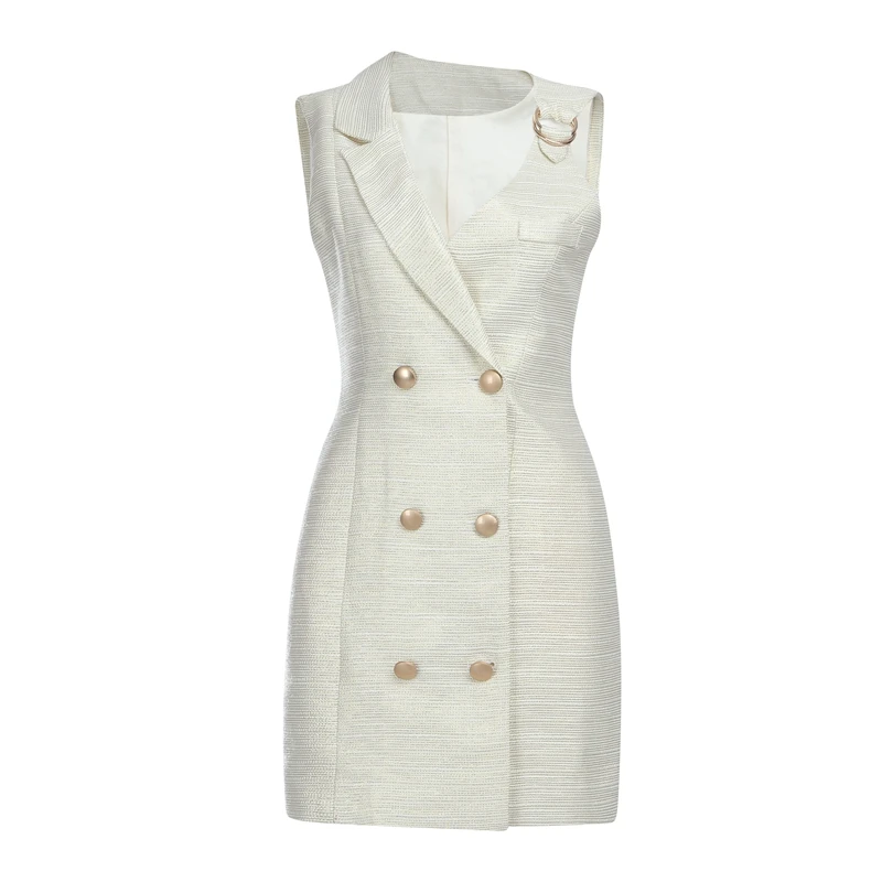 INDRESSME 2019 Casual Outfit Women Fashion Formal Dress New Sexy Double Breasted Notched Collar Sleeveless Mini Dress
INDRESSME 2019 Casual Outfit Women Fashion Formal Dress New Sexy Double Breasted Notched Collar Sleeveless Mini Dress