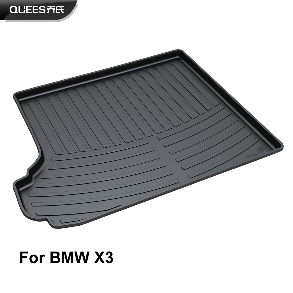 QUEES Custom Fit Cargo Liner Boot Tray Trunk Floor Mat for BMW X3 E83 F25 from 2004 to 2017
QUEES Custom Fit Cargo Liner Boot Tray Trunk Floor Mat for BMW X3 E83 F25 from 2004 to 2017