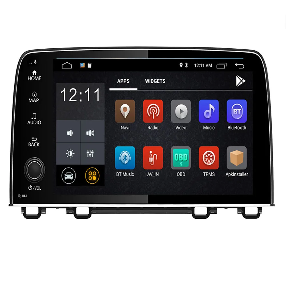 9 "HD Android 10 Восьмиядерный автомобильный dvd плеер для HONDA CRV 2017 2018 2019 2020 GPS Навигация