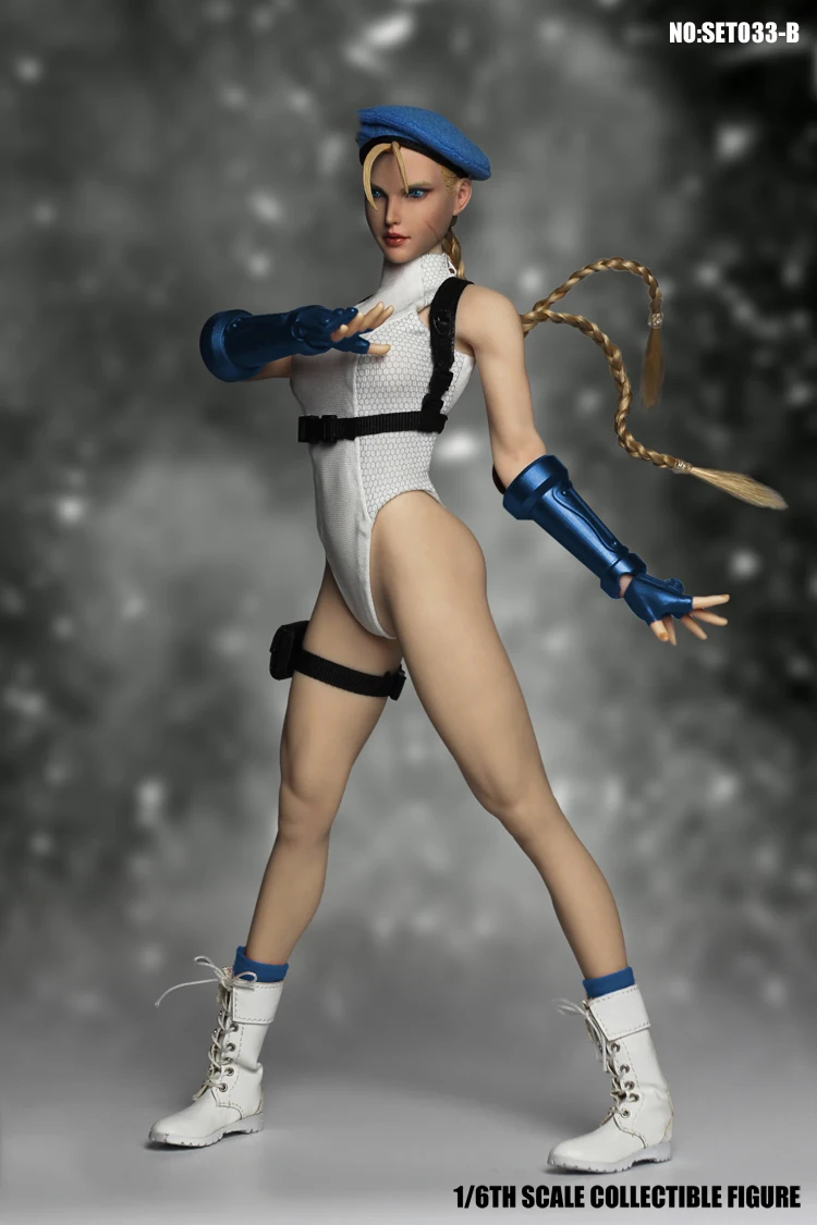 In Stock 1/6 Scale Collectible SET033 Special Forces Fighter Goddess Cammy Head Clothes Model for S23B 12'' Action Figure Body
In Stock 1/6 Scale Collectible SET033 Special Forces Fighter Goddess Cammy Head Clothes Model for S23B 12'' Action Figure Body