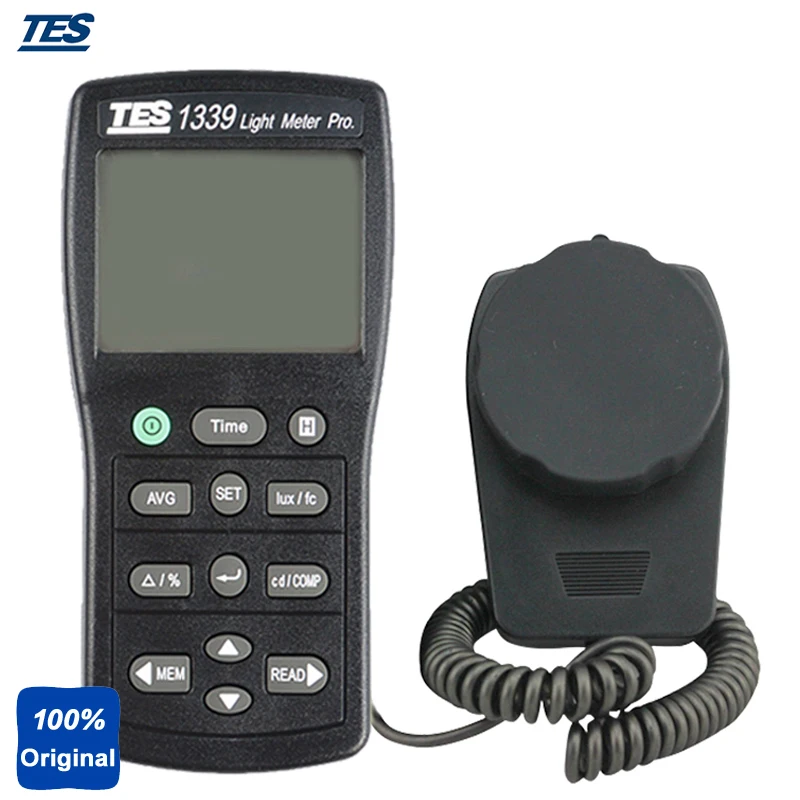 TES-1339 Handheld Measurement Light Meter Digital Lux Tester with Data Hold Function Luminous Intensity
TES-1339 Handheld Measurement Light Meter Digital Lux Tester with Data Hold Function Luminous Intensity