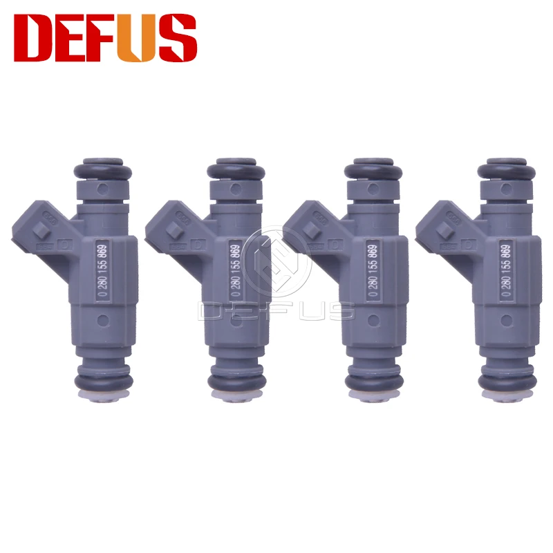 DEFUS 4pcs Fuel Injector Nozzle Bico 0280155869 For Ferrari Maserati 360 Modena 3.6L 4.2L Spider Quattroporte 99-07 197808 NEW
DEFUS 4pcs Fuel Injector Nozzle Bico 0280155869 For Ferrari Maserati 360 Modena 3.6L 4.2L Spider Quattroporte 99-07 197808 NEW