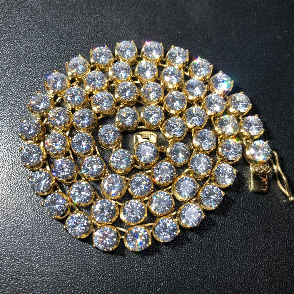 6mm 18" Hip Hop Bling Iced Out Tennis Chain Necklace Gold Color Stainless Steel 1 Row CZ Stone Chokers Necklaces Men Jewelry
6mm 18" Hip Hop Bling Iced Out Tennis Chain Necklace Gold Color Stainless Steel 1 Row CZ Stone Chokers Necklaces Men Jewelry