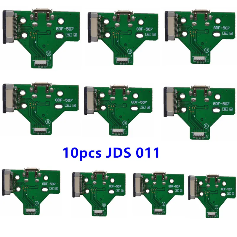 10 шт. JDS 040 030 011 001 USB-разъем для зарядки Sony PlayStation 4 PS4 DS4 Pro Slim контроллер зарядное
