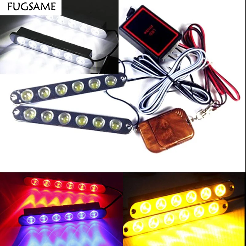 New Big remote control Eagle Eye Highlight lens spotlights car network Wireless remote Strobe Driving flashing lights 6LED*2
New Big remote control Eagle Eye Highlight lens spotlights car network Wireless remote Strobe Driving flashing lights 6LED*2