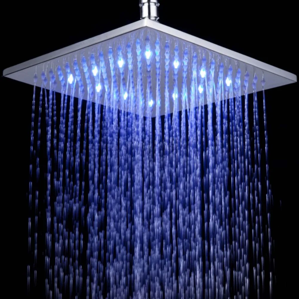 8030-A7 12 inches Square Bathroom LED Light Rain 3 Color Flashing Temperature Sensor LED Top Shower Head
8030-A7 12 inches Square Bathroom LED Light Rain 3 Color Flashing Temperature Sensor LED Top Shower Head