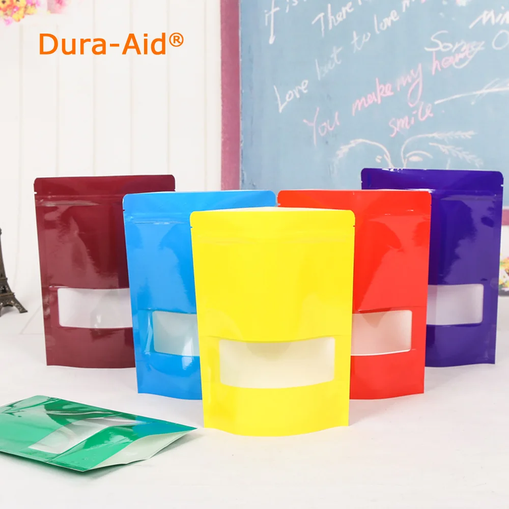 Утолщенные многоцветные пакеты Dura-Aid из крафт-бумаги, стоячий пакет из крафт-бумаги с прозрачным окошком и молнией для еды 17x24 см
Утолщенные многоцветные пакеты Dura-Aid из крафт-бумаги, стоячий пакет из крафт-бумаги с прозрачным окошком и молнией для еды 17x24 см