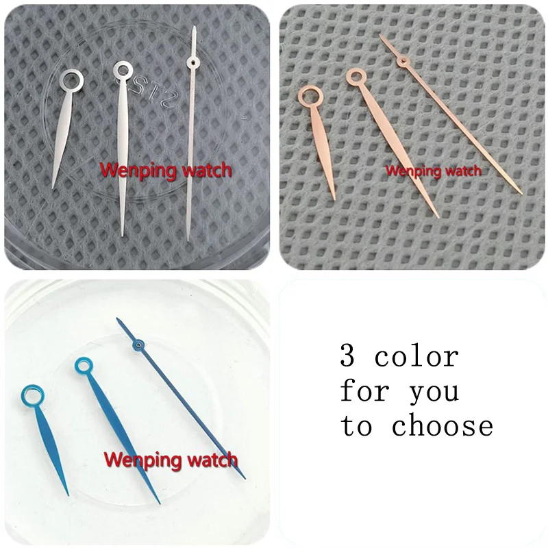 1set watch hands Fit Miyota 8215 8205 821A,Mingzhu DG2813,3804 Automatic mechanical Movement p842
1set watch hands Fit Miyota 8215 8205 821A,Mingzhu DG2813,3804 Automatic mechanical Movement p842