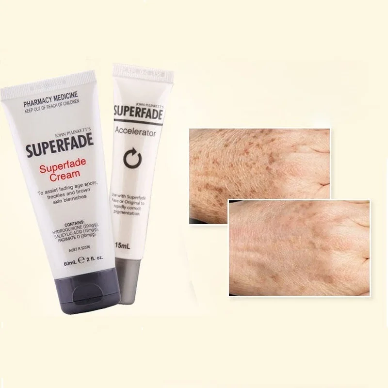 Australia Superfade Body Whitening Cream+Accelerator for Hand Foot Fading Brown Skin Blemishes Age Spots Freckles Pigmentation
Australia Superfade Body Whitening Cream+Accelerator for Hand Foot Fading Brown Skin Blemishes Age Spots Freckles Pigmentation