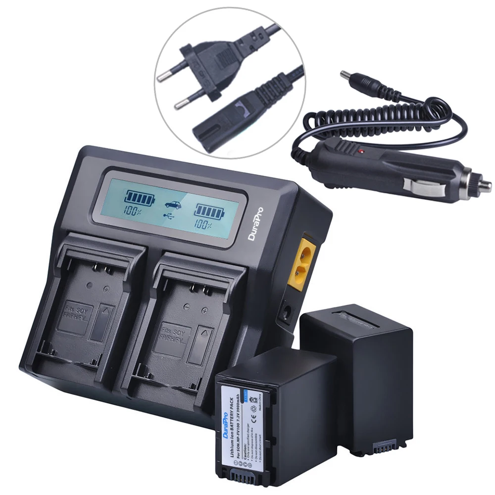 Аккумулятор DuraPro NP-FV100 мА · ч, 2 шт., для Sony SR10E, SR11E, SR12E, SR42E, SR45, 3900 мАч
Аккумулятор DuraPro NP-FV100 мА · ч, 2 шт., для Sony SR10E, SR11E, SR12E, SR42E, SR45, 3900 мАч