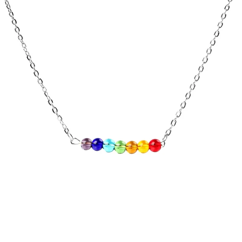 Natural Stone Necklace Seven Color Stone Chakra Necklaces for Men Pendants Yoga Reiki Healing Balancing 7 Chakra Necklace Women
Natural Stone Necklace Seven Color Stone Chakra Necklaces for Men Pendants Yoga Reiki Healing Balancing 7 Chakra Necklace Women