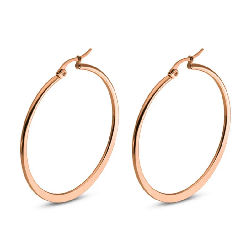 New big Rose Gold Color High Quality Stud Earrings For Women Men Stainless Steel Titanium Stud Earrings Fashion Jewelry
New big Rose Gold Color High Quality Stud Earrings For Women Men Stainless Steel Titanium Stud Earrings Fashion Jewelry