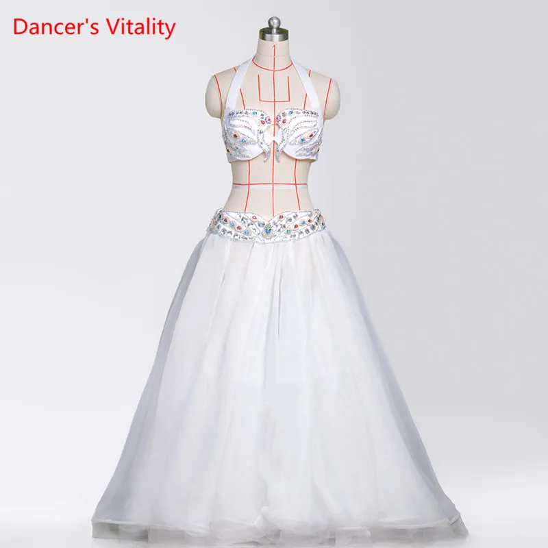 Adult Female/Children Belly Dance Performance Competition Clothing Customize bra+Belt+Organza Big Swing Skirt 3pcs Set Suits
Adult Female/Children Belly Dance Performance Competition Clothing Customize bra+Belt+Organza Big Swing Skirt 3pcs Set Suits