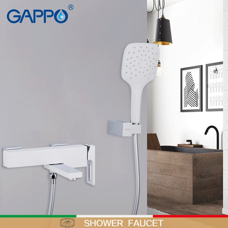 

Смеситель для ванны GAPPO, настенный кран из латуни, «Водопад», для ванной комнаты