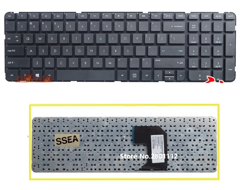 SSEA New Laptop US Keyboard no frame For HP Pavilion G7-2000 G7-2100 G7-2200 G7-2300
SSEA New Laptop US Keyboard no frame For HP Pavilion G7-2000 G7-2100 G7-2200 G7-2300