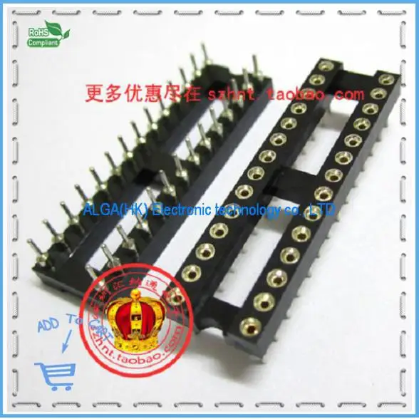 Free shipping .24P narrow hole round pin DIP IC socket DIP24 IC socket 24 pin hole seat
Free shipping .24P narrow hole round pin DIP IC socket DIP24 IC socket 24 pin hole seat
