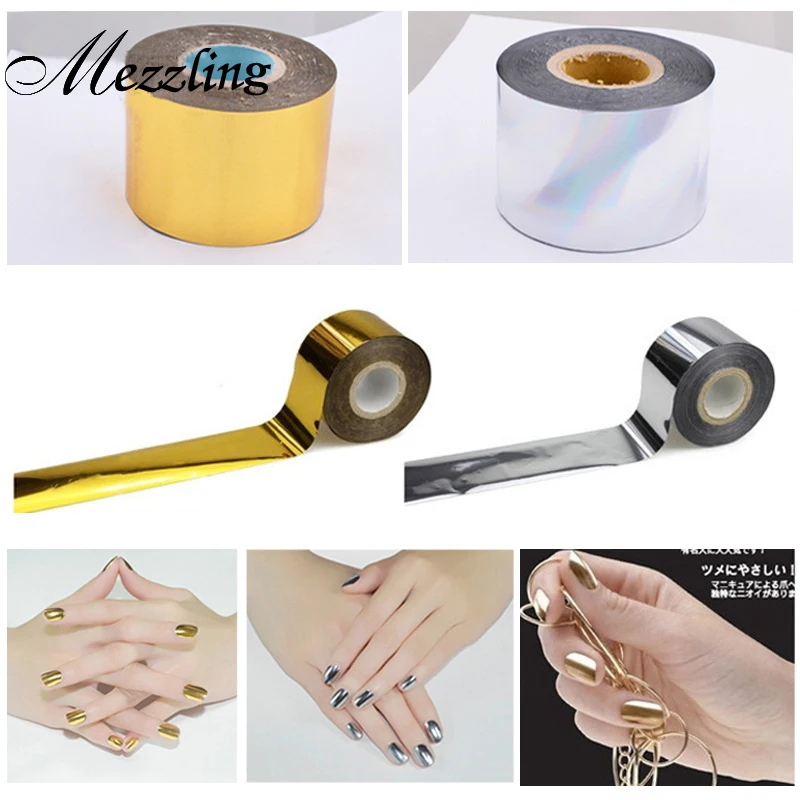 1roll 4cmX120m Hot Gold Silver Fashion Nail Art Foils Transfer Craft Polish Nail Stickers Decals DIY Nail Decoration Tools
1roll 4cmX120m Hot Gold Silver Fashion Nail Art Foils Transfer Craft Polish Nail Stickers Decals DIY Nail Decoration Tools