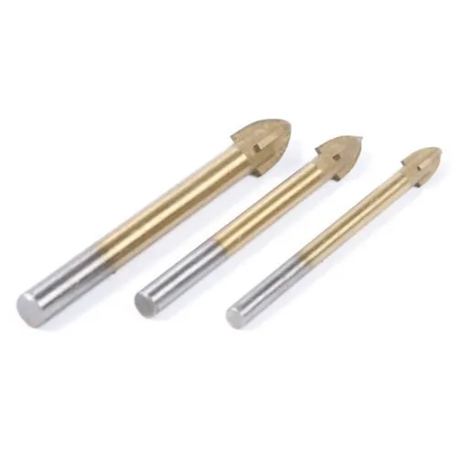 Fixmee Titanium 6 8 10 mm Tungsten Carbide Tile &Glass Cross Spear Point head Drill Bits
Fixmee Titanium 6 8 10 mm Tungsten Carbide Tile &Glass Cross Spear Point head Drill Bits