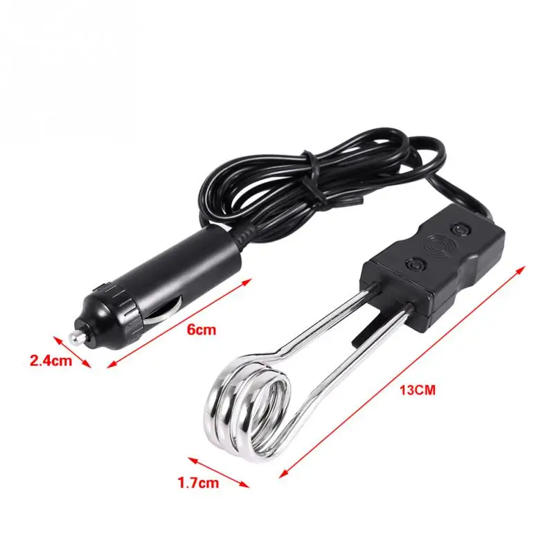 Portable 12V/24V Electric Car Boiled Immersion Water Heater Traveling Camping Hiking Picnic New Boiler Hot Water Heater
Portable 12V/24V Electric Car Boiled Immersion Water Heater Traveling Camping Hiking Picnic New Boiler Hot Water Heater